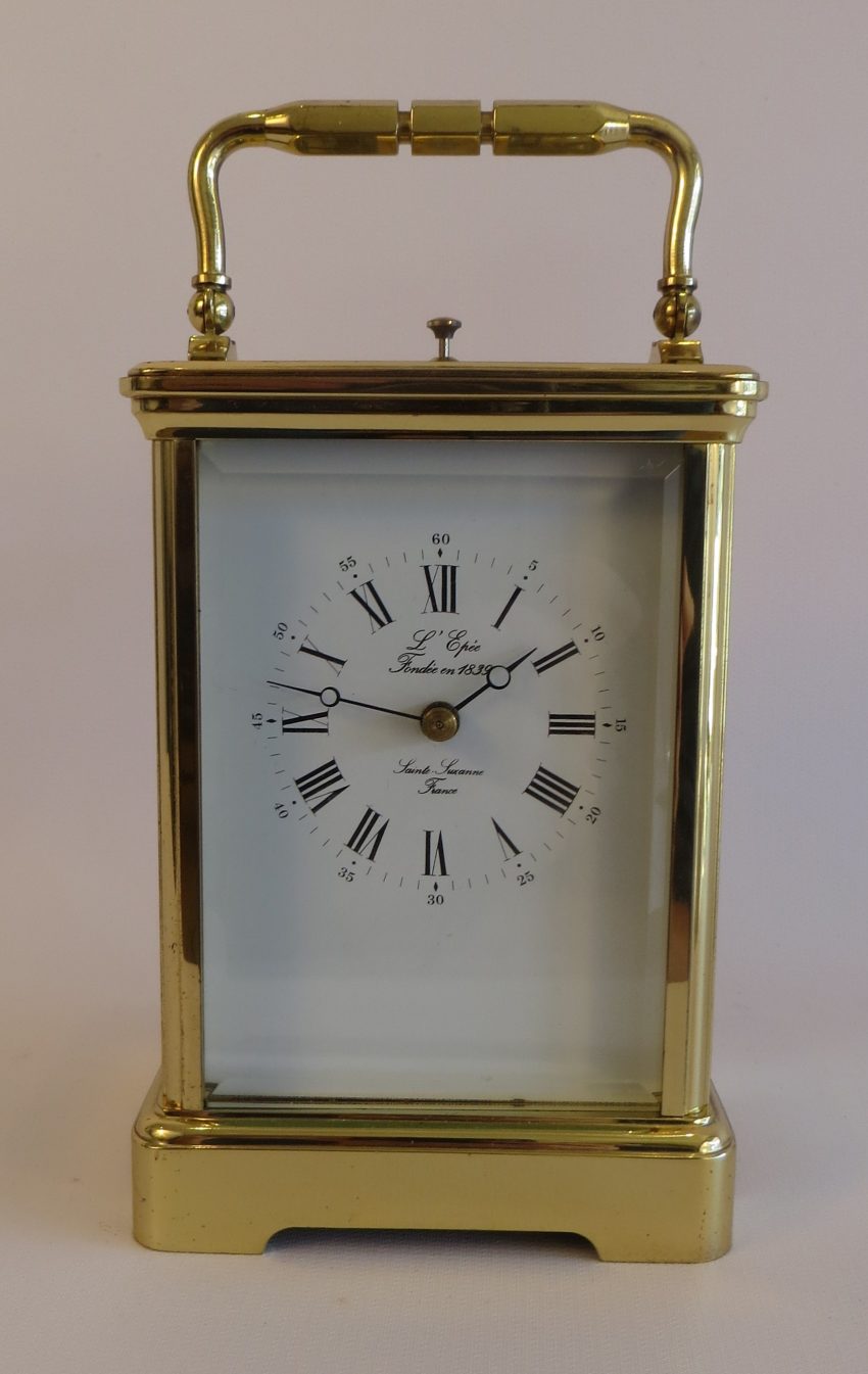 750: L’Epee French Carriage Clock – Hills Antique Clocks